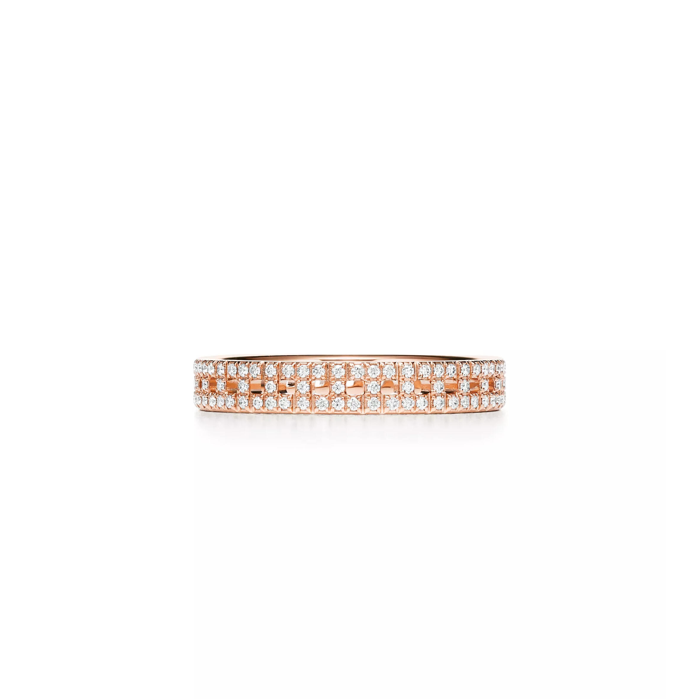 TIFFANY T TRUE NARROW RING IN ROSE GOLD 63961795